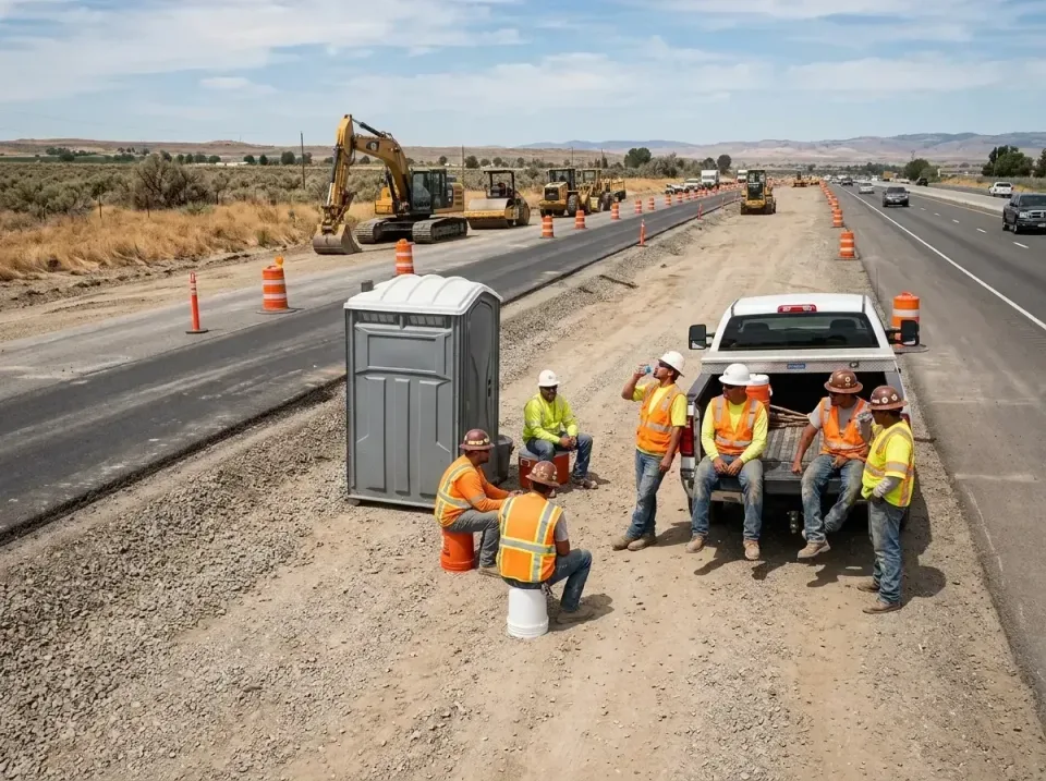 highway-road-construction-crew-007 — frequently asked questions, Porta Potty and Restroom Rentals in Snowflake, AZ